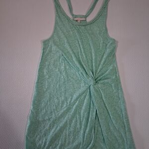 Victoria's Secret Mint Green Twist Front Blouse
